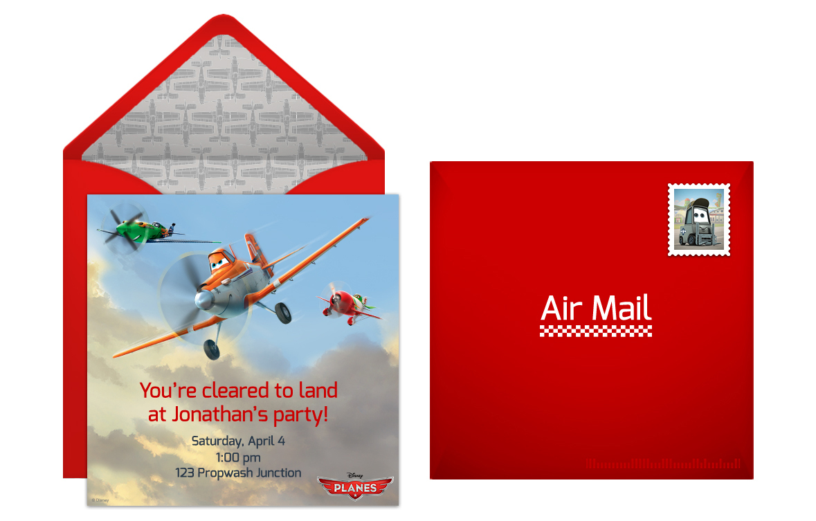 free planes online invitation