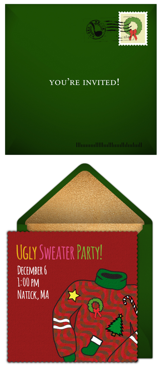 Free Christmas party invitations