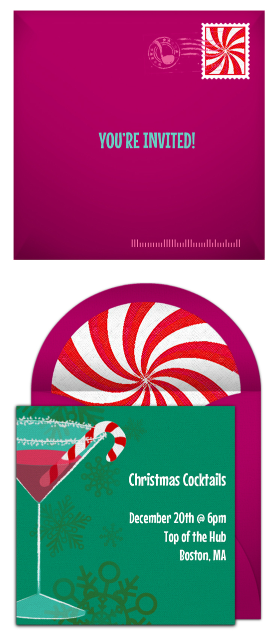 Free Christmas party invitations