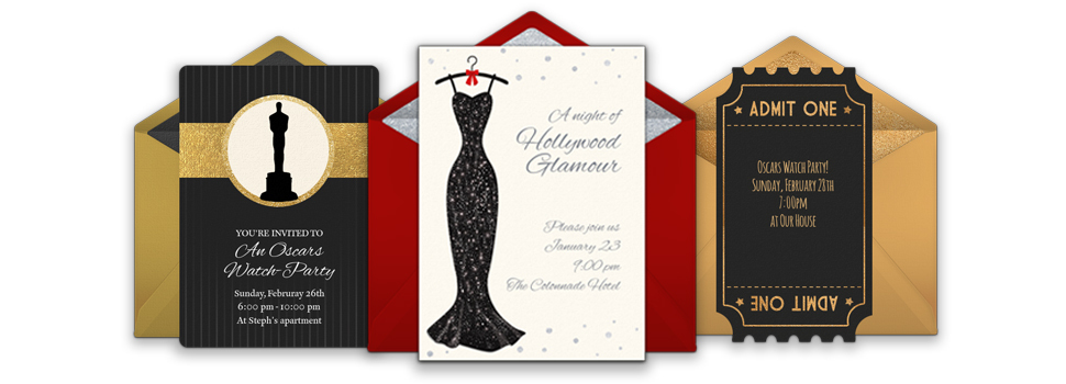 Free Oscars Online Invites