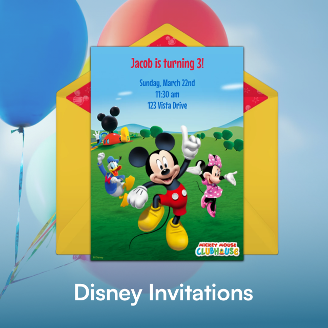 Disney Invitations