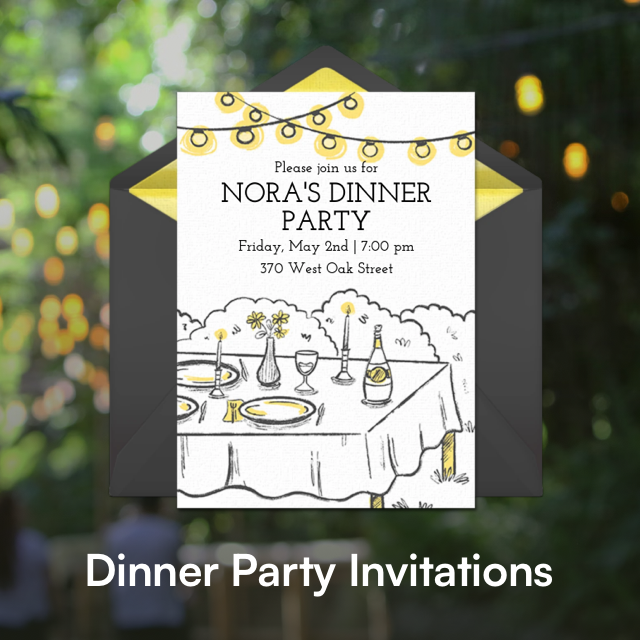 Dinner Party Invitations